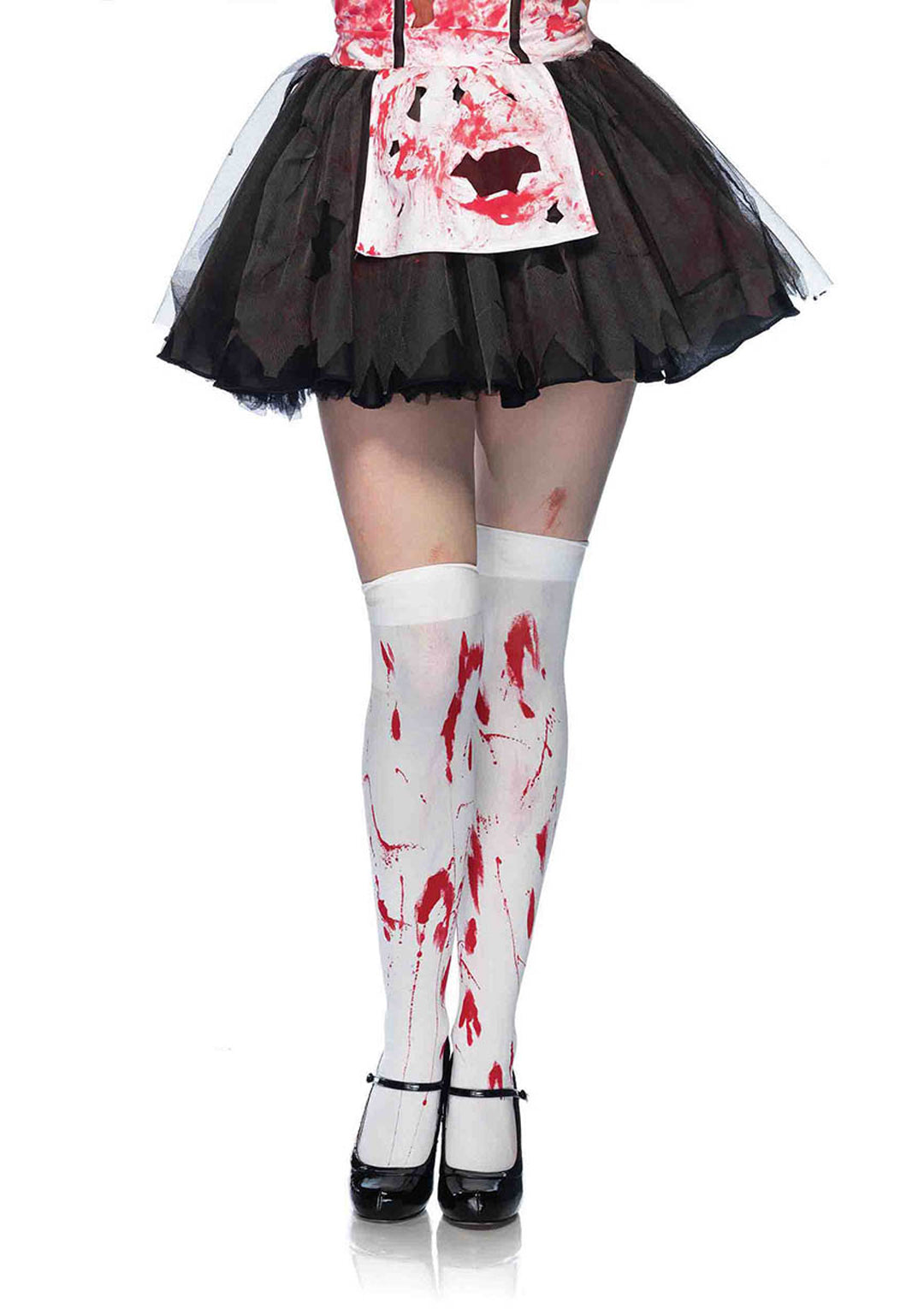 Leg Avenue Bloody Zombie Thigh High Stockings 6675
