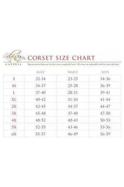 Lavish Lt Blue Eyelet Underwire Bustier Top w/Removable Ruffle Sleeves - Daisy Corsets