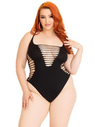 Leg Avenue Reckless Behavior Plus Bodysuit