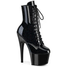 Pleaser Adore-1020BLG Platform Lace-Up Front Ankle Boot