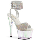 Pleaser Adore-791HTRS Platform Ankle Cuff Sandal W/Rhinestones