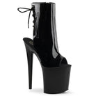 Pleaser Flamingo-1018 Back Lacing Platform Ankle Boot
