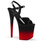 Pleaser Flamingo-809BR-H Two Tone Ankle Strap Sandal