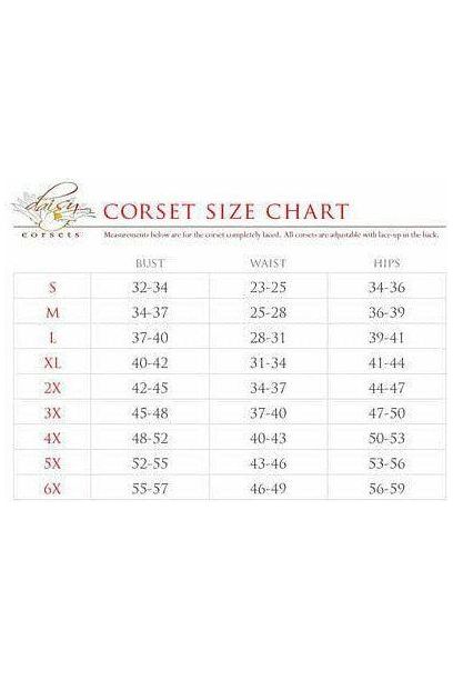 Lavish Sheer Lavender Lace Underbust Underwire Corset w/Ruffle Sleeve - Daisy Corsets