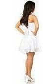 Lavish White Lace Corset Dress - Daisy Corsets