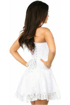 Lavish White Lace Corset Dress - Daisy Corsets