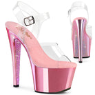 Pleaser Sky-308CHRS Ankle Strap Sandal w/ Matching Rhinestones