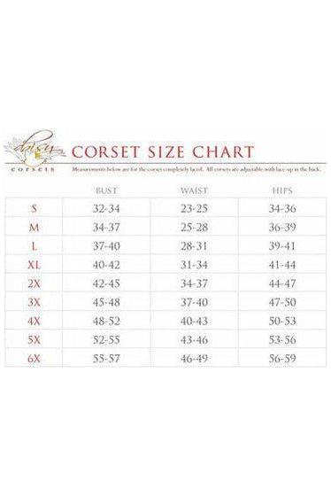 Top Drawer Red Patent Steel Boned Collared Bustier Top - Daisy Corsets